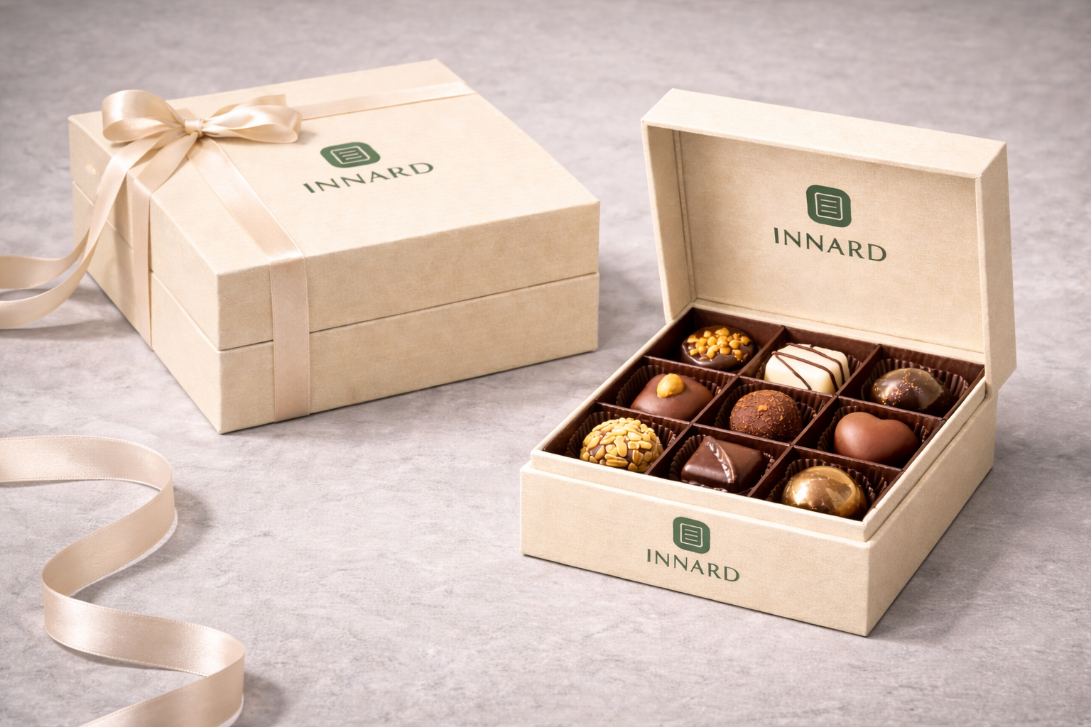 Custom chocolate rigid box