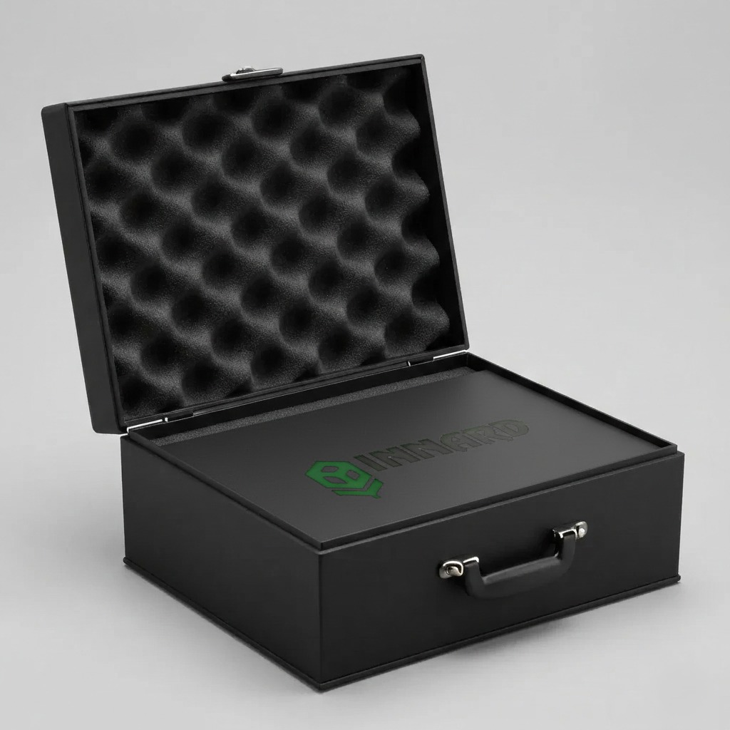 Corporate gift box with handle